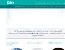 Tablet Screenshot of cadem.com.tr