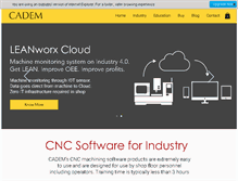 Tablet Screenshot of cadem.com